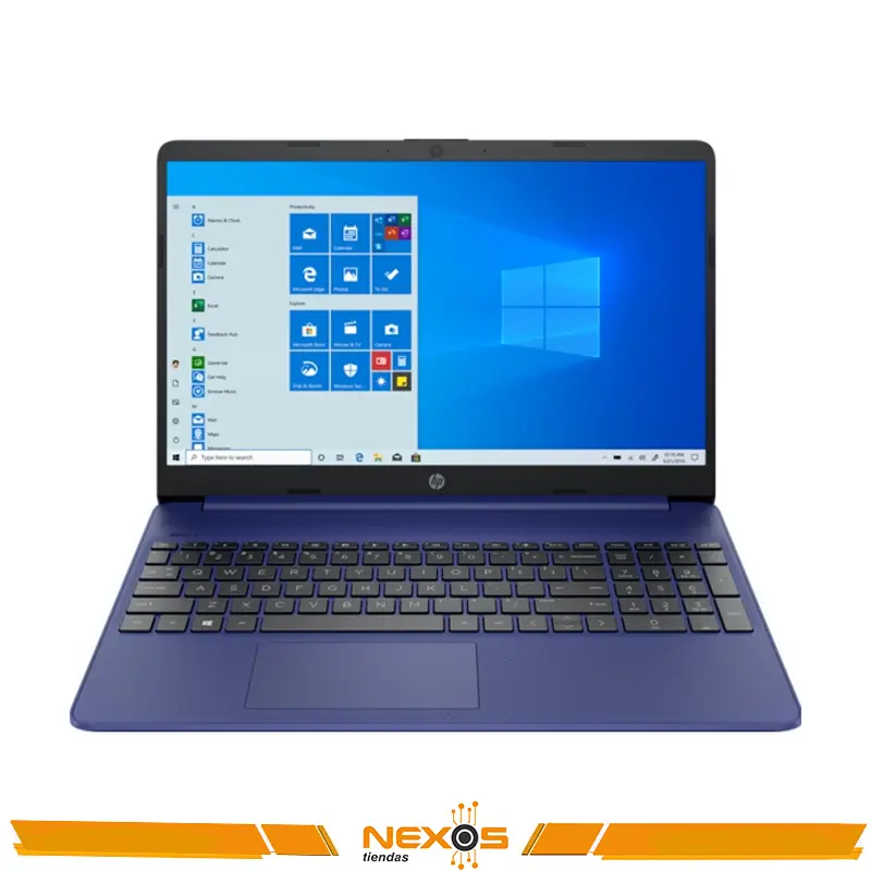 LAPTOP HP 15-EF1012LA, AMD RYZEN 5 4500U, 8 GB DDR4-3200MHZ, SSD 256GB NVME 15,6" HD(1366X768) AZUL 