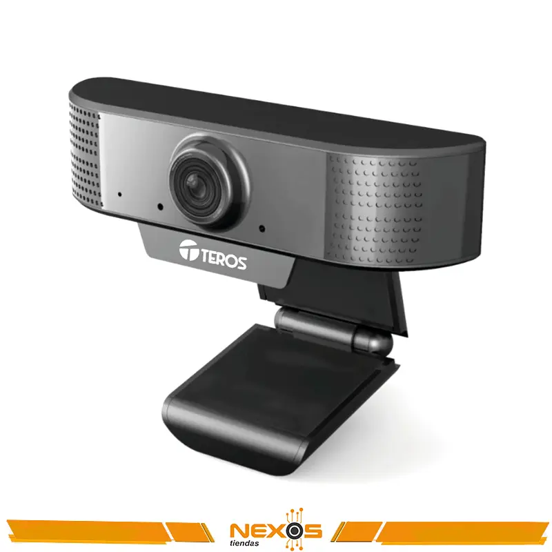 WEBCAM TEROS TE-9070, HASTA 1080P 2MP, MICRÓFONO INCORPORADO, USB 2.0.