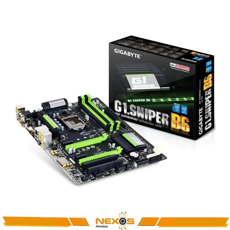 PLACA MADRE GIGABYTE G1.SNIPER B6 INTEL ,B85 LGA 1150 ,H3,ATX