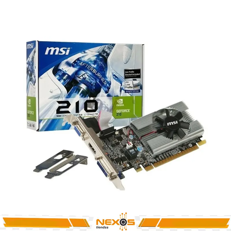 TARJETA DE VIDEO MSI NVIDIA GEFORCE 210 1GB DDR3 64-BIT