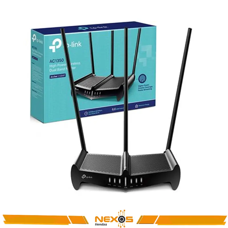 ROUTER TP-LINK TL-ARCHER C58HP AC1350 DOBLE BANDA 2.5GHZ Y 5GHZ