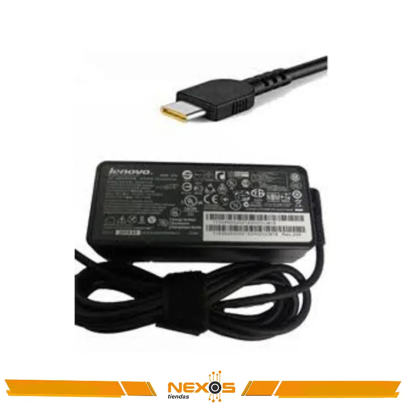CARGADOR DE LAPTOP PARA LENOVO (TIPO C) 20V 3.25A 65W