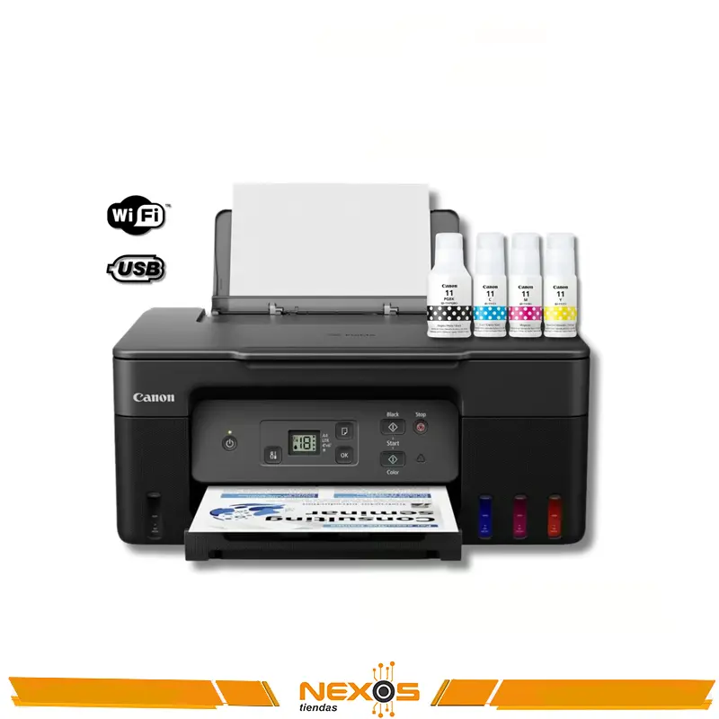 IMPRESORA CANON PIXMA G3170 MULTIFUNCIONAL IMPRIME COPIA ESCANEA WIFI A NEGRO Y COLORES