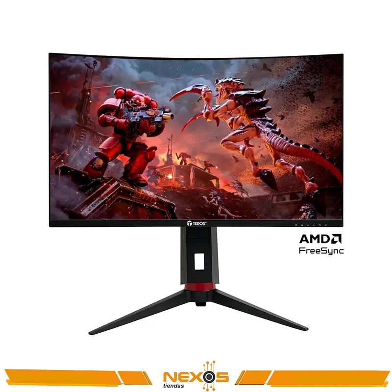 MONITOR TEROS CURVO GAMING TE-2766G, 27" FHD VA, 180 Hz, 1 ms, HDMI, DP, PIVOT