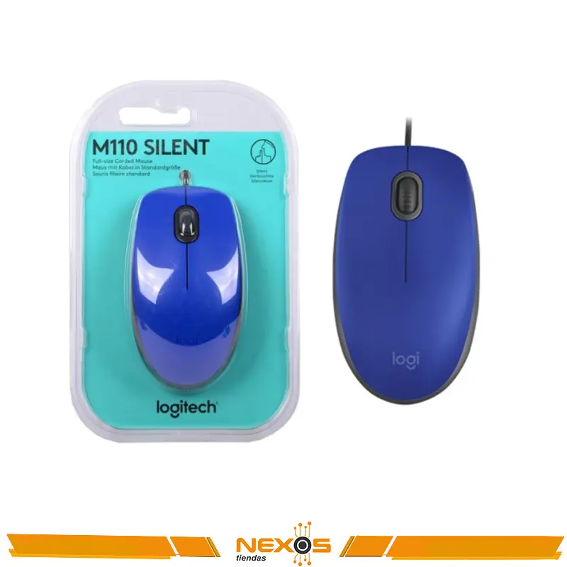 MOUSE LOGITECH M110 SILENT ALAMBRICO USB 