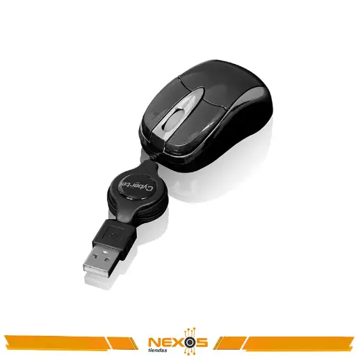 [1111113592] MOUSE CYBERTEL M204S SPUTNIK RETRACTIL USB COLORES