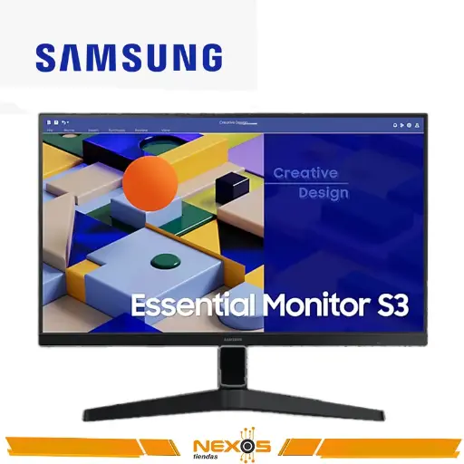 [11111110588] MONITOR SAMSUNG LS27C310EALXPE, 27” FHD ESSENTIAL S3 PLANO IPS 1920×1080 HDMI VGA 75HZ