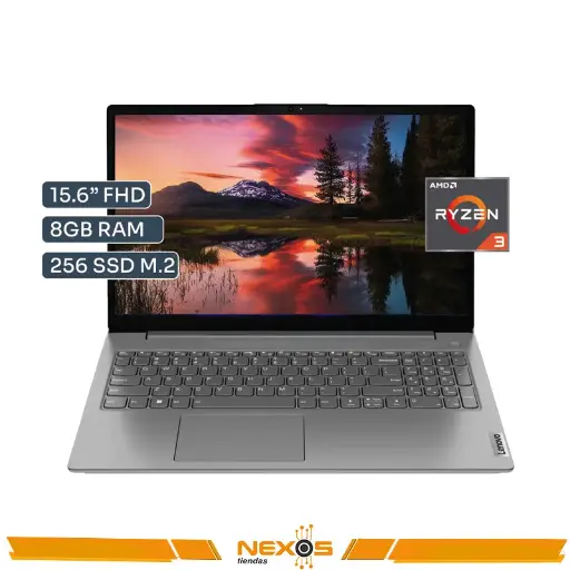 [111111112548] LAPTOP LENOVO V15 G4 AMN RYZEN 3-7320U, RAM 8GB LPDDR5-4800MHZ, SSD 256GB NVME, AMD RADEON 610M, 15.6” FHD