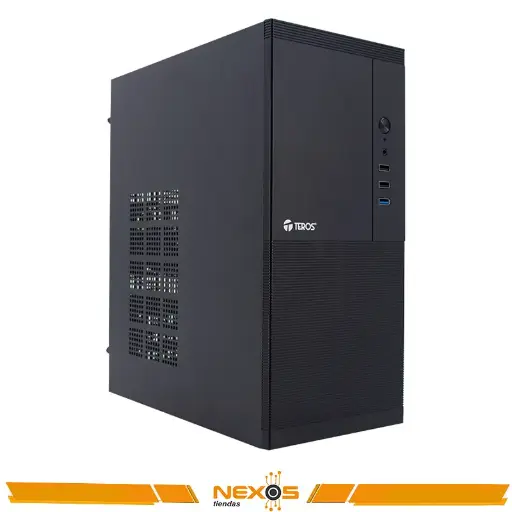 [1111111720] CASE TEROS TE-1033S, MINI TOWER ATX, 250W, USB 3.0 / 2.0, AUDIO HD, NEGRO