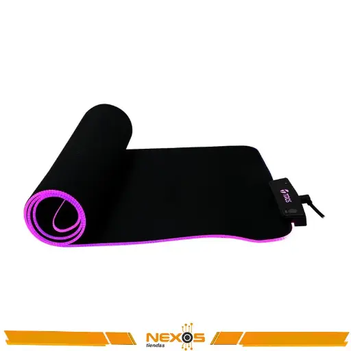 [111111733] MOUSE PAD TEROS TE-3013G, RGB, USB A TIPO C, ACABADO ELEGANTE, NEGRO