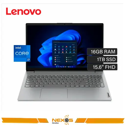[1111111717] LAPTOP LENOVO V15 G4 IRU, CORE I7-1355U 1.7 / 5.0GHz, 16GB DDR4-3200MHz, SSD 1TB M.2 NVME, 15.6” FHD