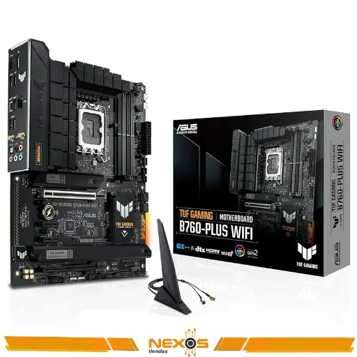 [1111111869] PLACA MADRE ASUS TUF GAMING B760-PLUS WIFI, DDR5 CHIPSET INTEL B760, LGA1700, ATX 