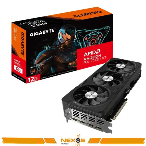 [1111111872] TARJETA DE VIDEO GIGABYTE RADEON RX 7700 XT GAMING OC 12G, 12GB GDDR6, PCI-E 4.0